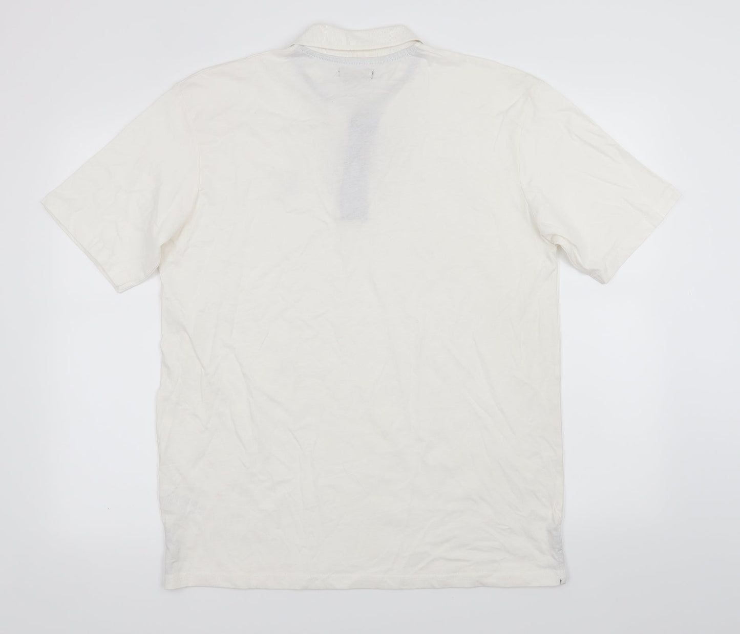 Atlas for Men Mens White    Polo Size M