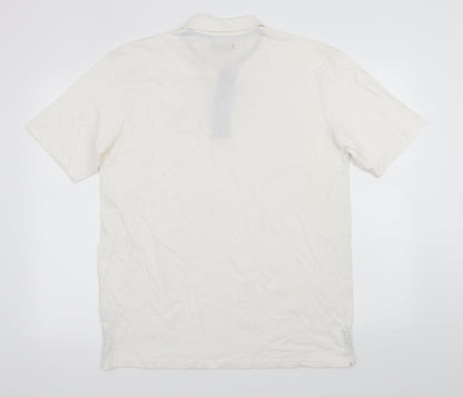 Atlas for Men Mens White    Polo Size M