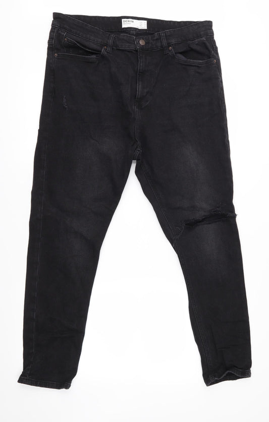 Bershka Womens Black   Skinny Jeans Size 46 L26 in