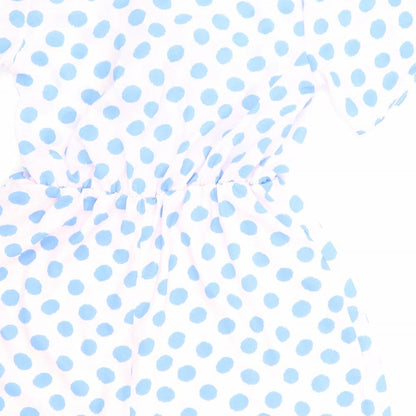 Glamorous Womens Pink Spotted  Jumpsuit One-Piece Size 8