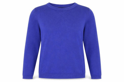 Marks & Spencer  Womens Blue Houndstooth  Pullover Sweatshirt Size 12