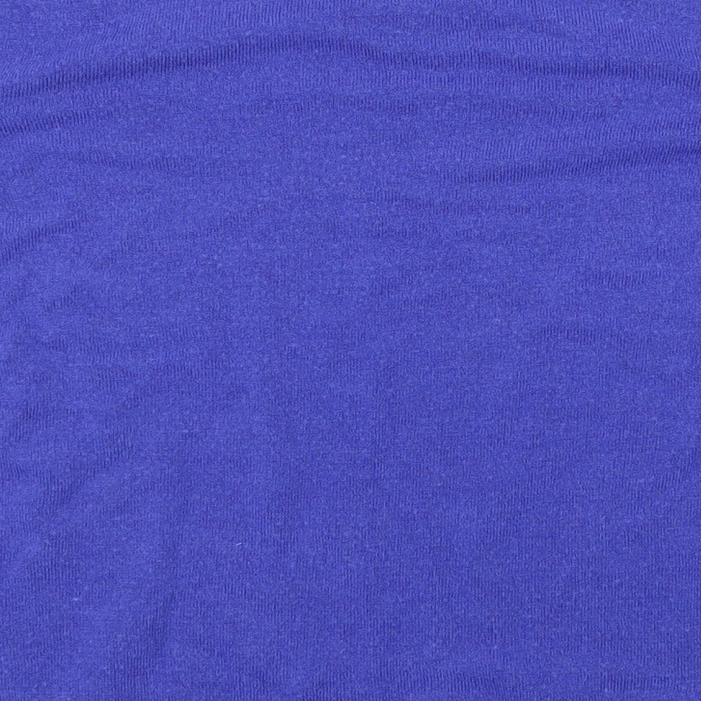 Marks & Spencer  Womens Blue Houndstooth  Pullover Sweatshirt Size 12