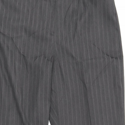 George  Womens Grey Striped  Trousers  Size 14