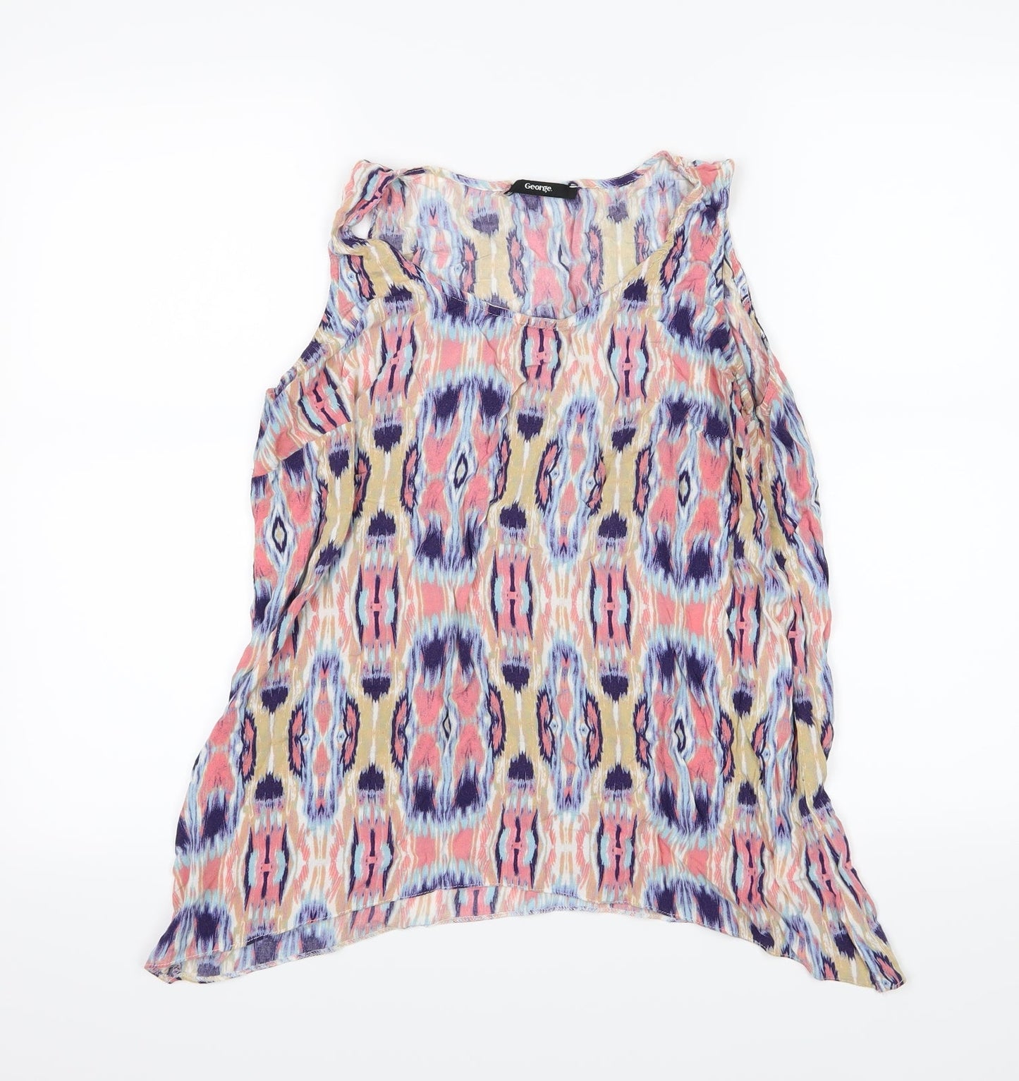 Womens UK Size 14 George Multicoloured Basic Tank