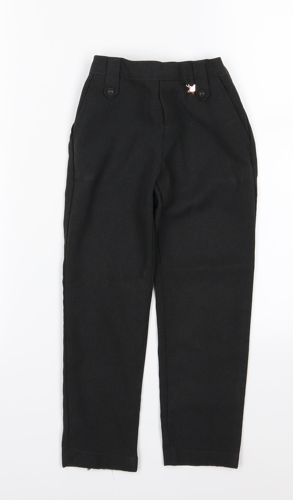 F&F Girls Grey  Rayon Dress Pants Trousers Size 4-5 Years