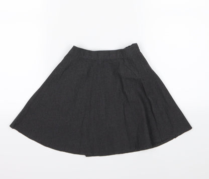 George Girls Grey  Rayon Pleated Skirt Size 4-5 Years