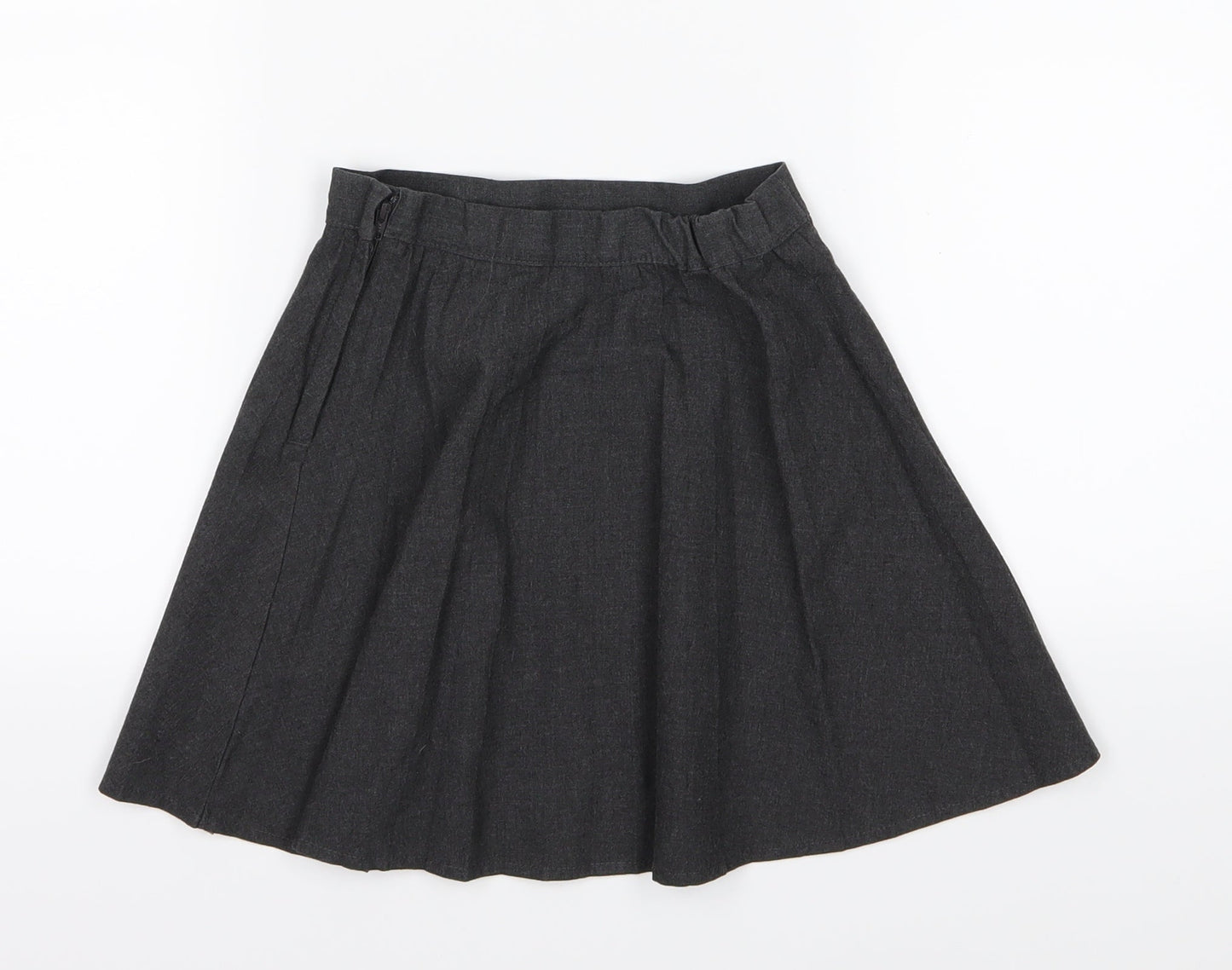 George Girls Grey  Rayon Pleated Skirt Size 4-5 Years