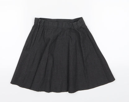 George Girls Grey  Rayon Pleated Skirt Size 4-5 Years