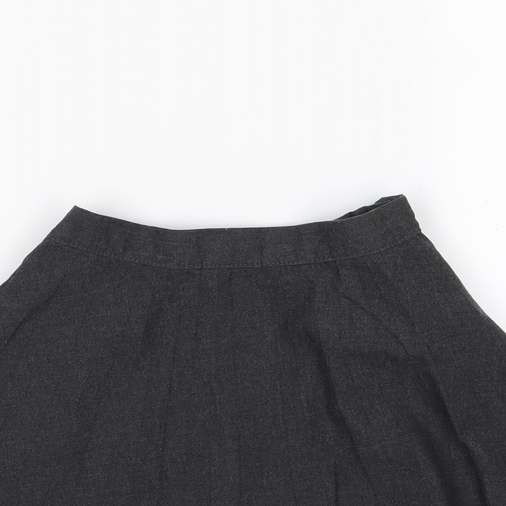 George Girls Grey  Rayon Pleated Skirt Size 4-5 Years