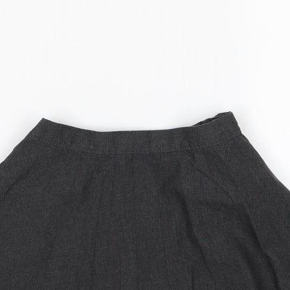 George Girls Grey  Rayon Pleated Skirt Size 4-5 Years
