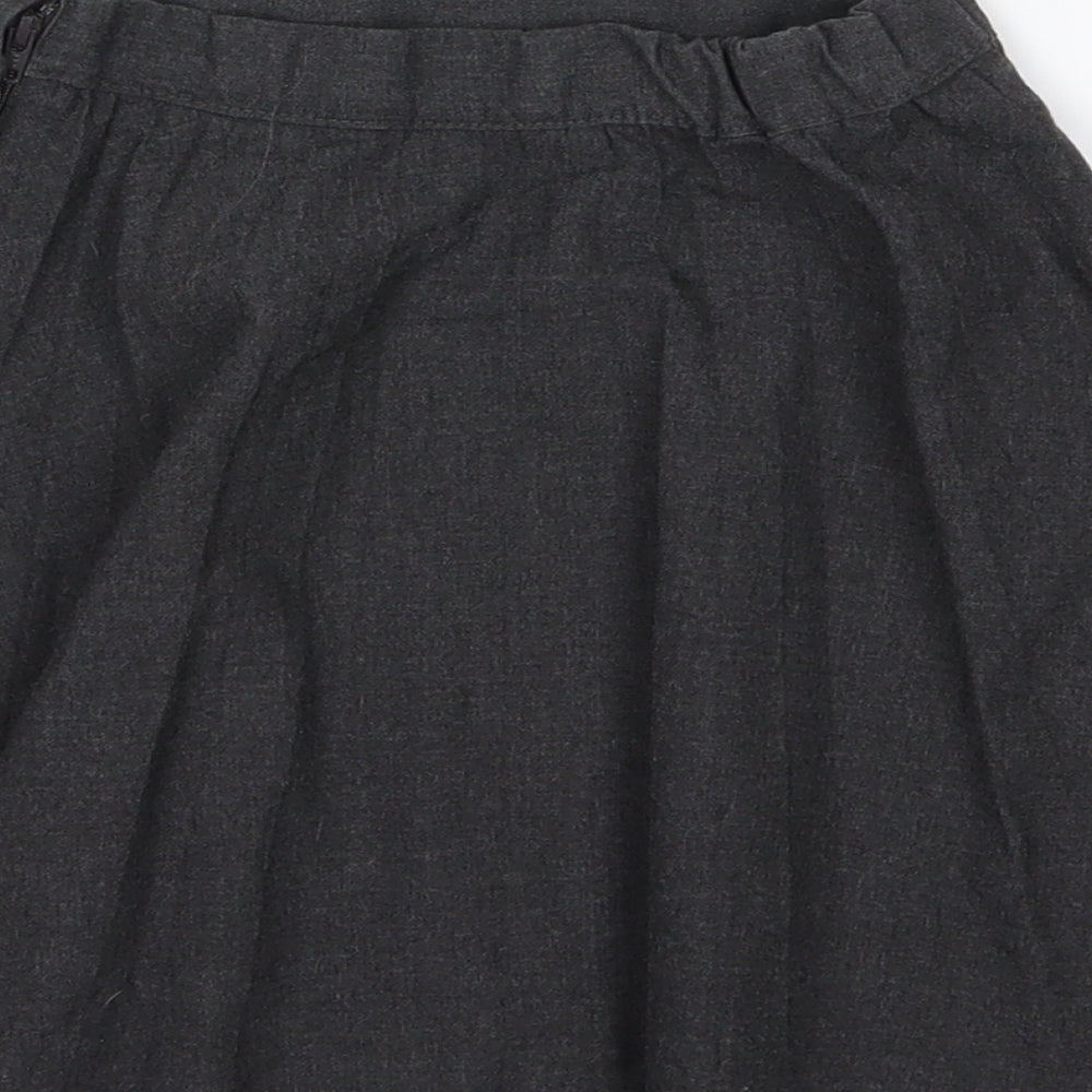 George Girls Grey  Rayon Pleated Skirt Size 4-5 Years