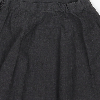 George Girls Grey  Rayon Pleated Skirt Size 4-5 Years