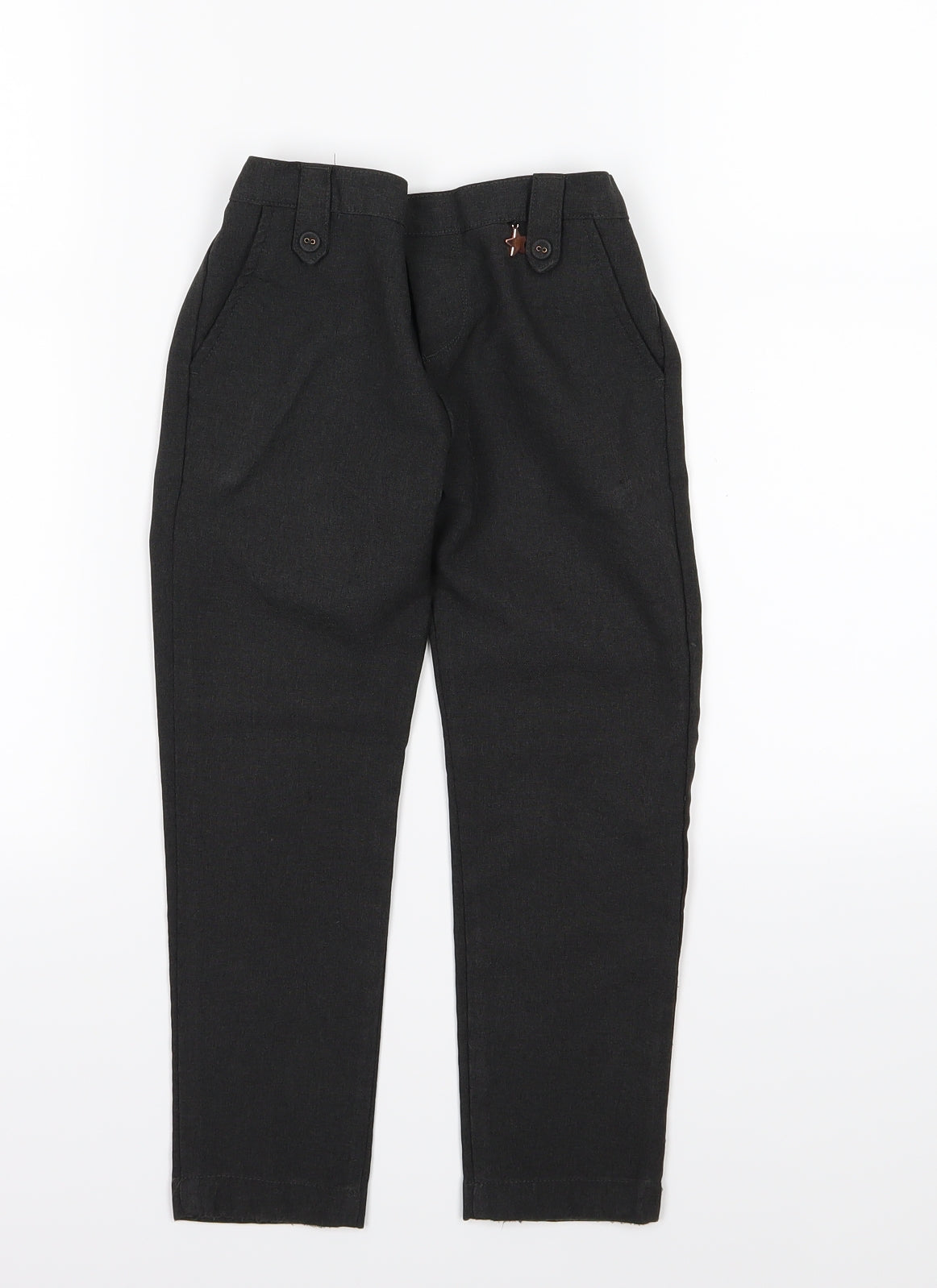 F&F Girls Grey  Rayon Dress Pants Trousers Size 4-5 Years