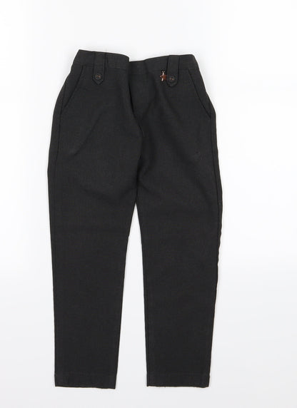 F&F Girls Grey  Rayon Dress Pants Trousers Size 4-5 Years