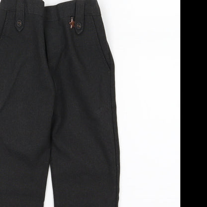 F&F Girls Grey  Rayon Dress Pants Trousers Size 4-5 Years