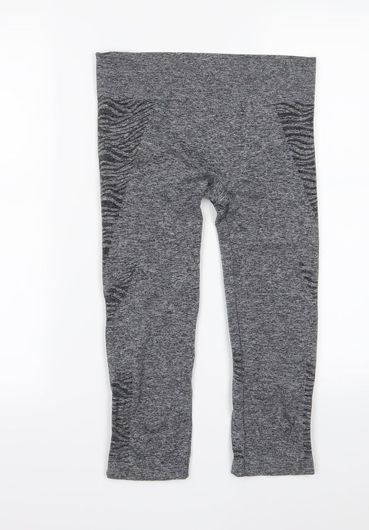Preworn Womens Grey   Cropped Leggings Size 27 in L20 in