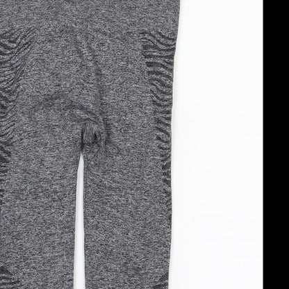Preworn Womens Grey   Cropped Leggings Size 27 in L20 in
