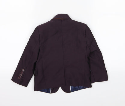 St Chiman Boys Purple   Jacket  Size 2 Years