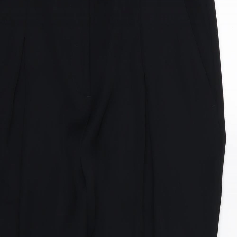 Womens UK Size 12 Marks and Spencer Regular Fit  Black Trousers