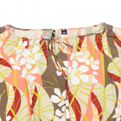 Skyes the limit Womens Multicoloured Floral  Basic Blouse Size L
