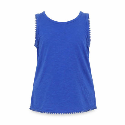 pepperts! Girls Blue   Basic Tank Size 8-9 Years