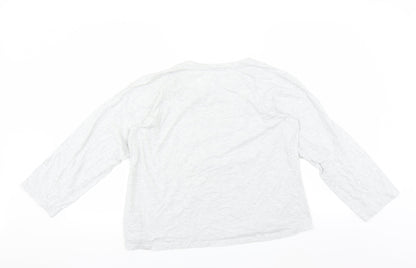 Disney Womens Grey Solid  Top Pyjama Top Size 14  - Dumbo