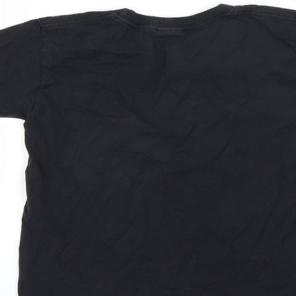 Fruit of the Loom Girls Black   Basic T-Shirt Size 7-8 Years  - juicy fitness