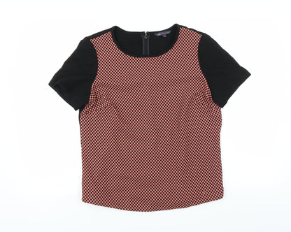 Womens UK Size 12 Marks and Spencer Black Basic Blouse
