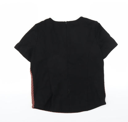 Womens UK Size 12 Marks and Spencer Black Basic Blouse