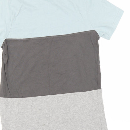 Mens UK Size S Boohoo Man Grey  T-Shirt