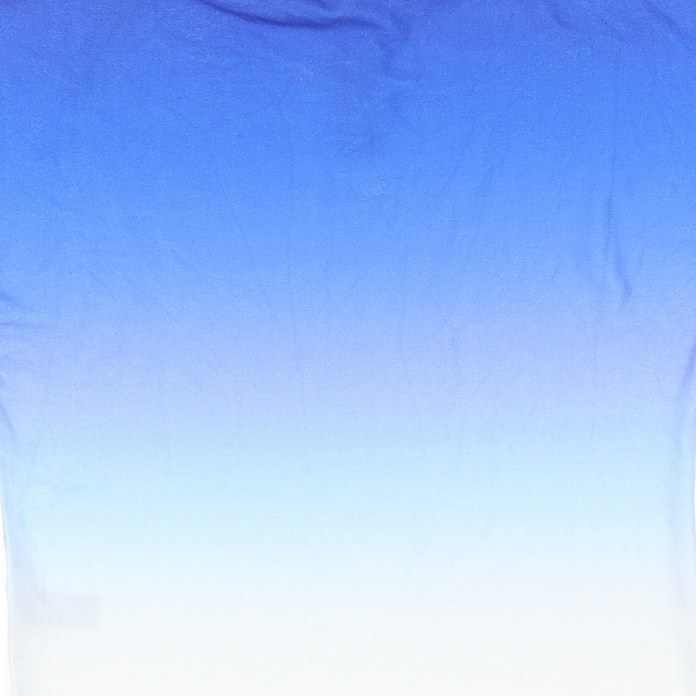 M&Co Womens Blue   Basic T-Shirt Size S