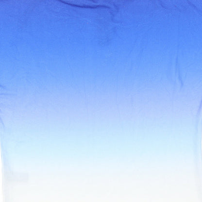 M&Co Womens Blue   Basic T-Shirt Size S