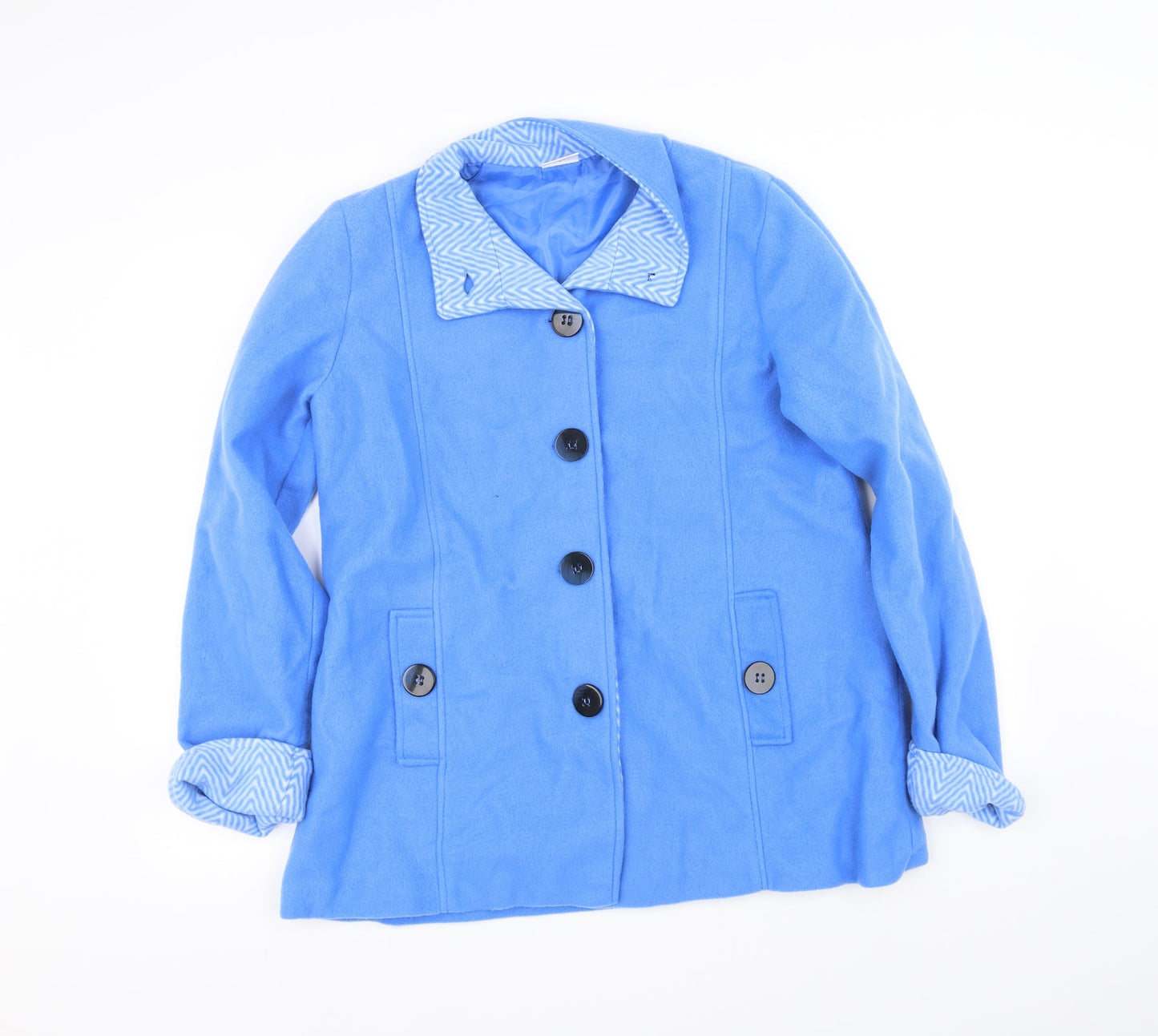Womens UK Size S Anne De Lancay Blue Jacket