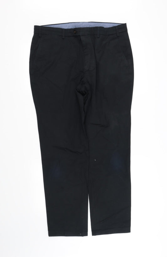 m&s Womens Black   Trousers  Size L L32 in