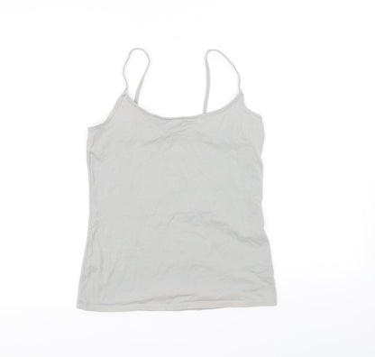 Womens UK Size 12 NEXT Grey Basic Tank