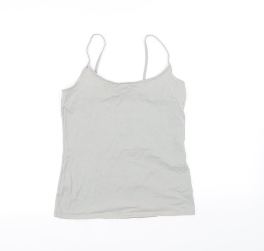 Womens UK Size 12 NEXT Grey Basic Tank