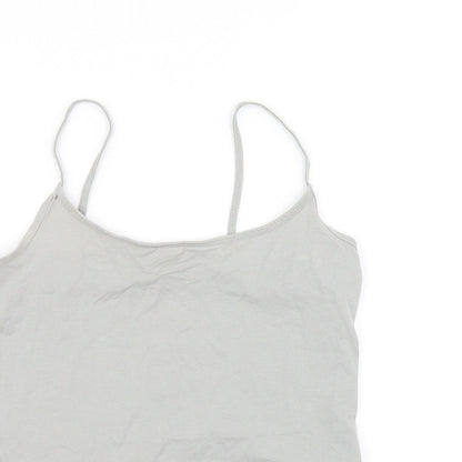 Womens UK Size 12 NEXT Grey Basic Tank