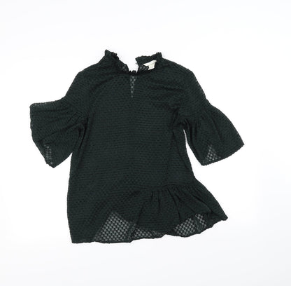 Womens UK Size 6 H&M Black Basic Blouse