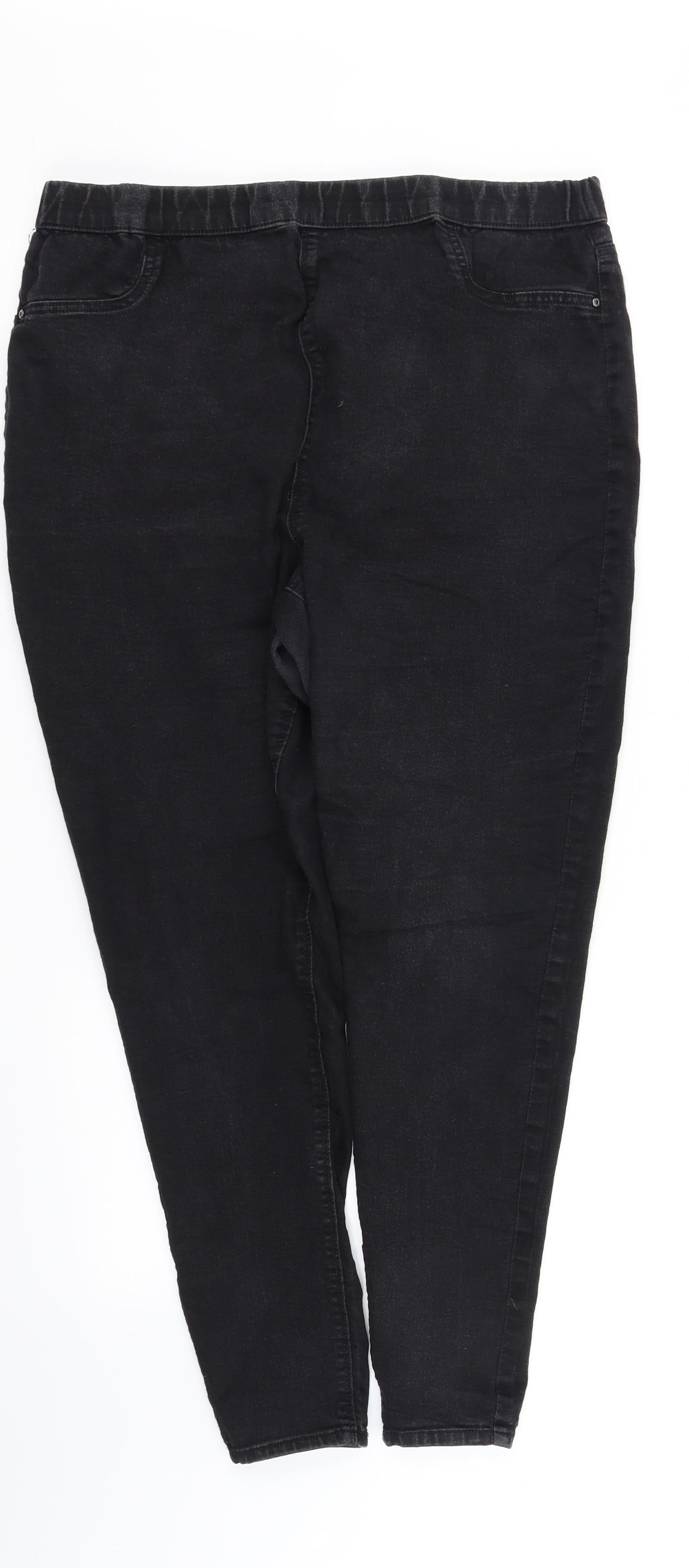 deniem Womens Blue   Jegging Trousers Size 18 L31 in