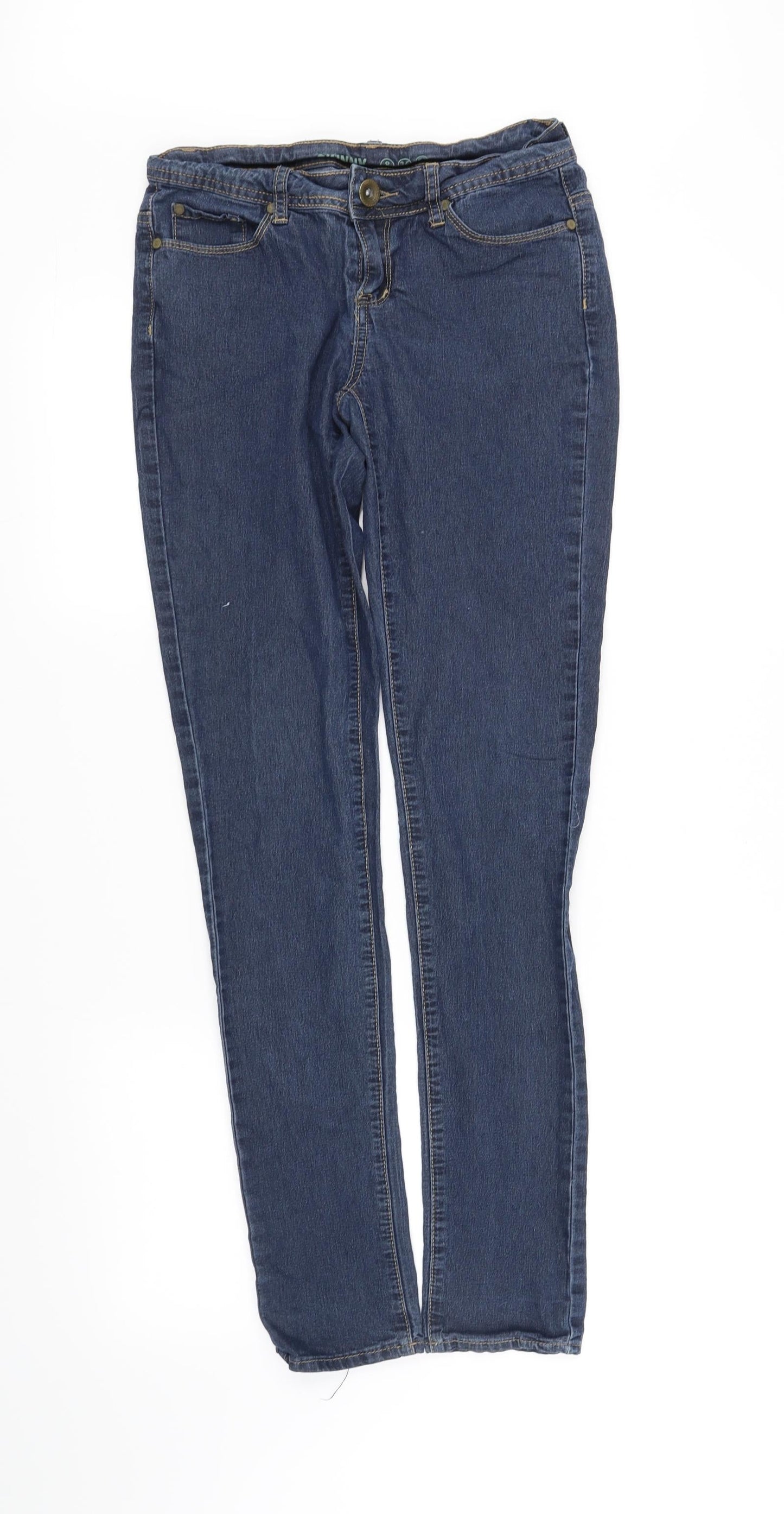 Womens UK Size 8 deniem & co Regular Fit Straight Blue Jeans
