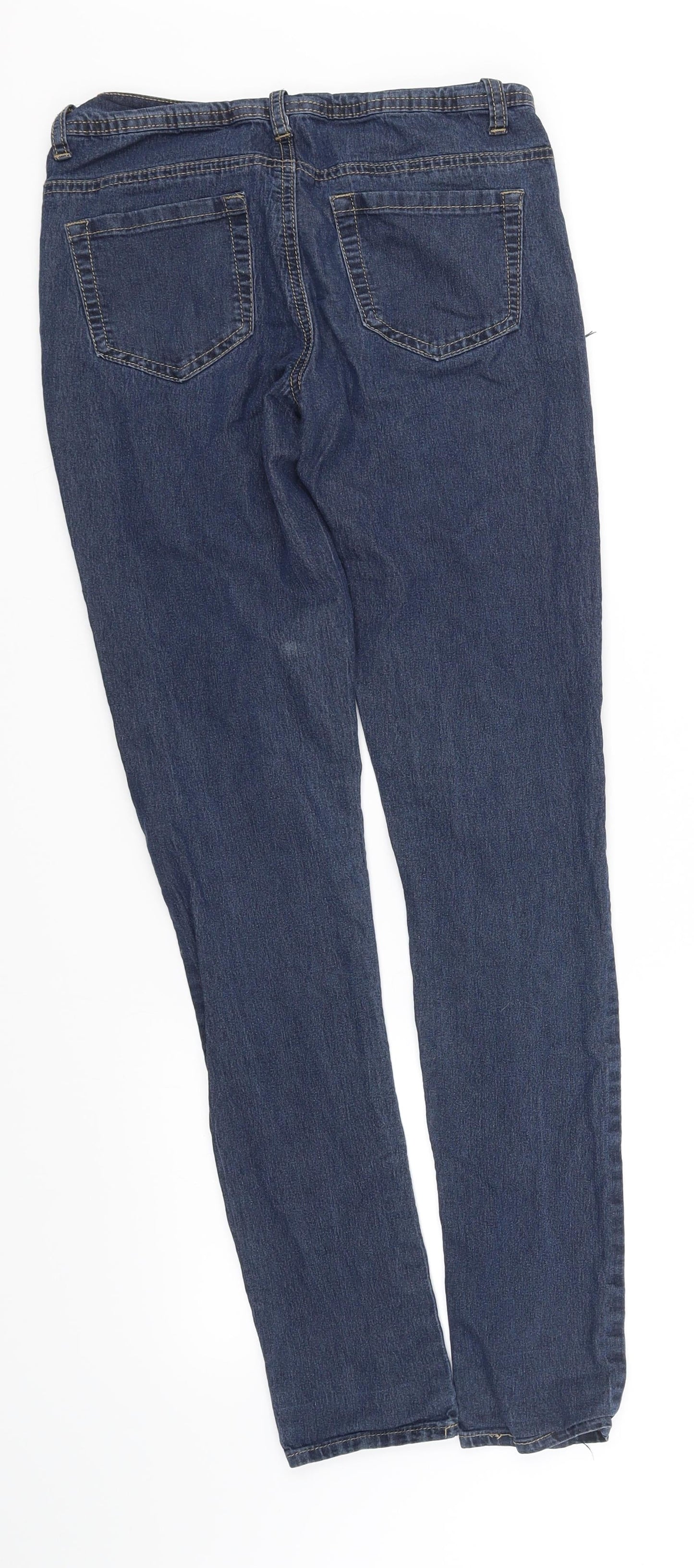 Womens UK Size 8 deniem & co Regular Fit Straight Blue Jeans