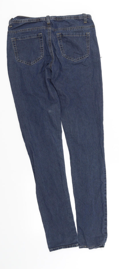 Womens UK Size 8 deniem & co Regular Fit Straight Blue Jeans