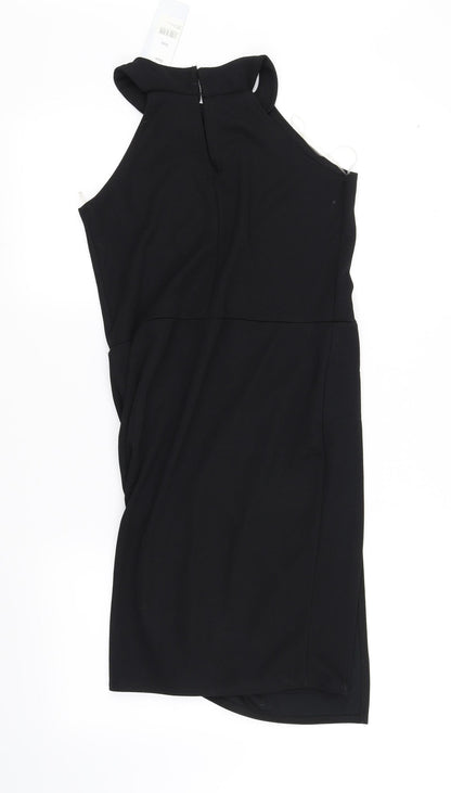 Miss Posh Womens Black   Fit & Flare  Size S