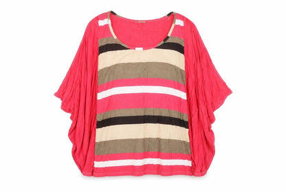 Womens UK Size 14 Soon Red Basic T-Shirt