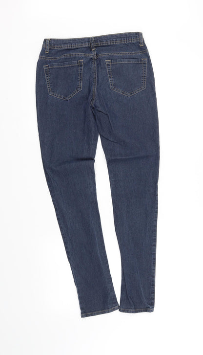 Womens UK Size 8 deniem co Regular Fit Straight Blue Jeans