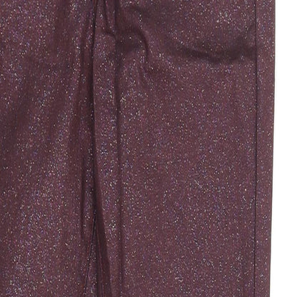 skinny Womens Purple   Trousers  Size 8 L32 in