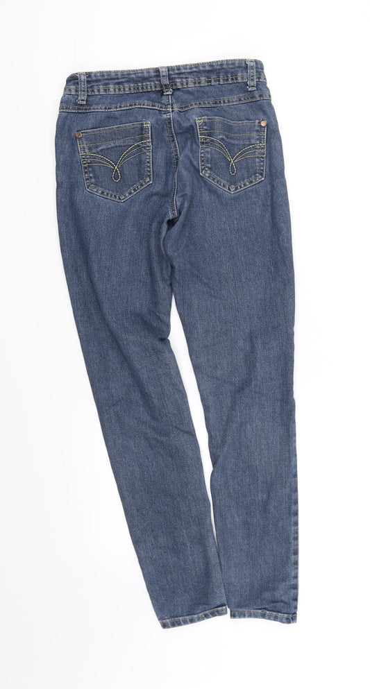 Womens UK Size 8 deniem co Regular Fit  Blue Trousers