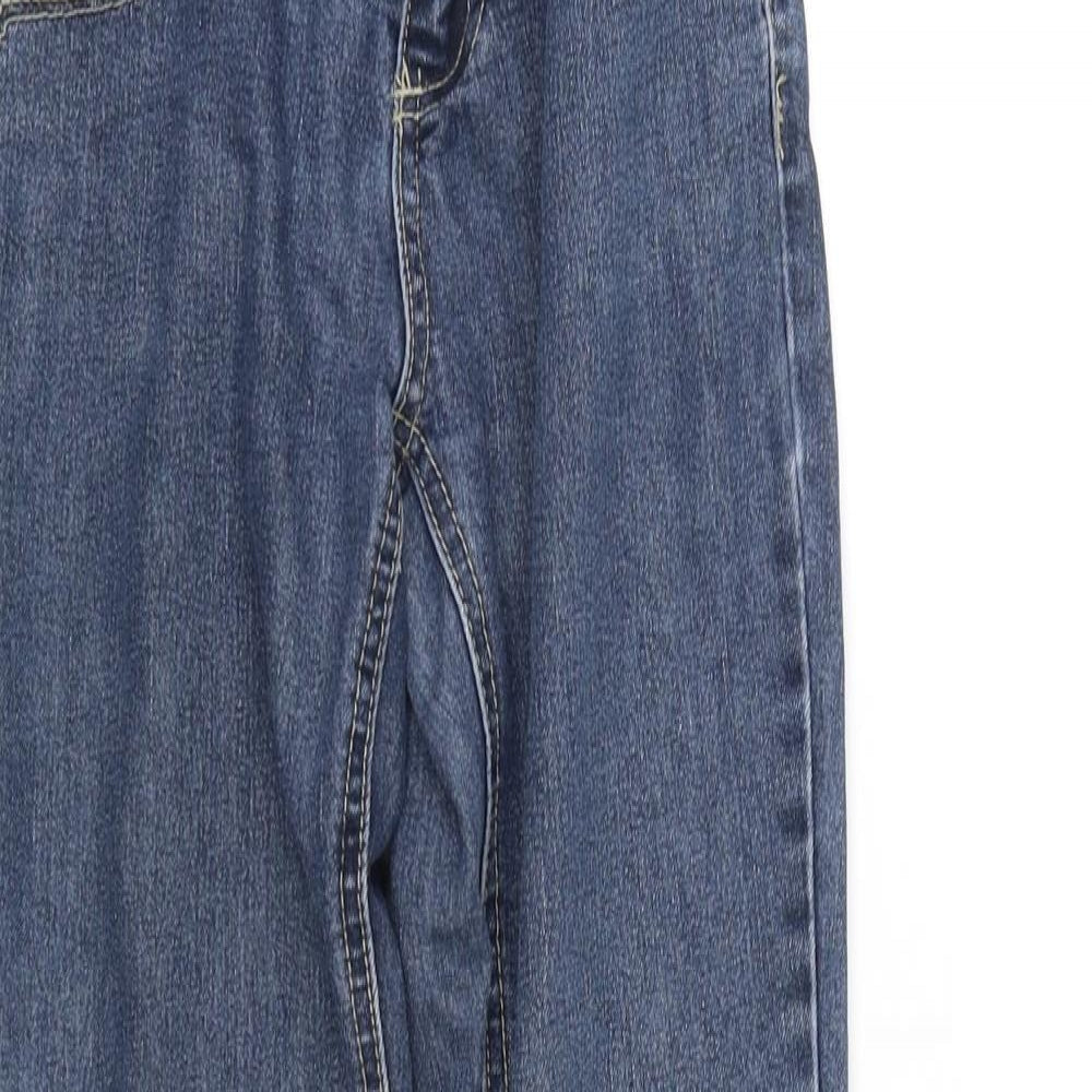 Womens UK Size 8 deniem co Regular Fit  Blue Trousers