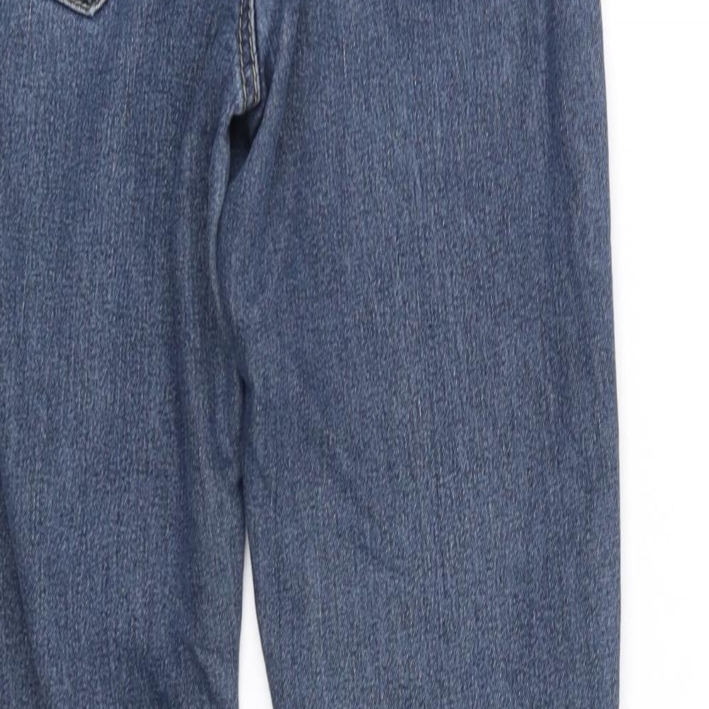 Womens UK Size 8 deniem co Regular Fit  Blue Trousers