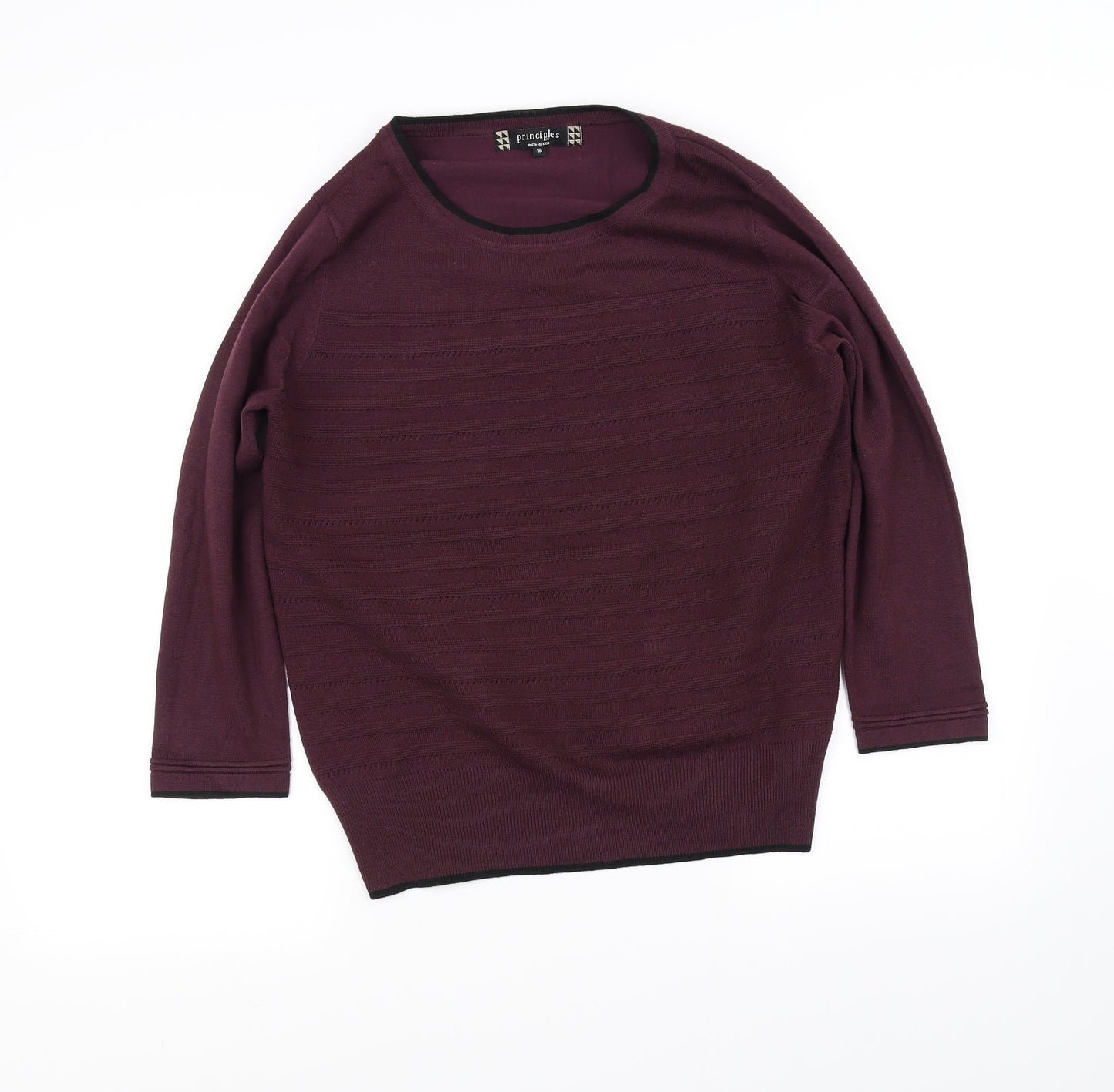 rprinciples Womens Purple   Pullover Jumper Size 16